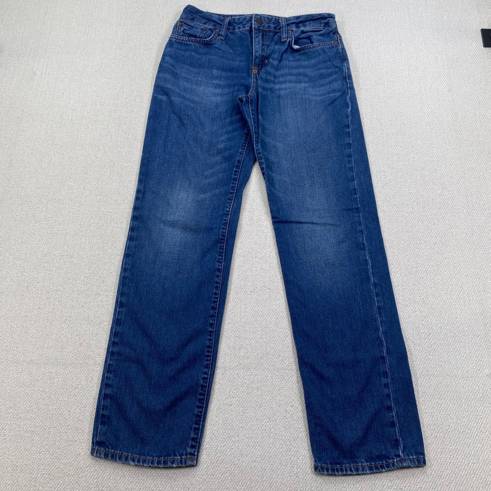Polo Ralph Lauren Straight Leg Jeans Boys Size 16 Blue Medium Wash 100% Cotton